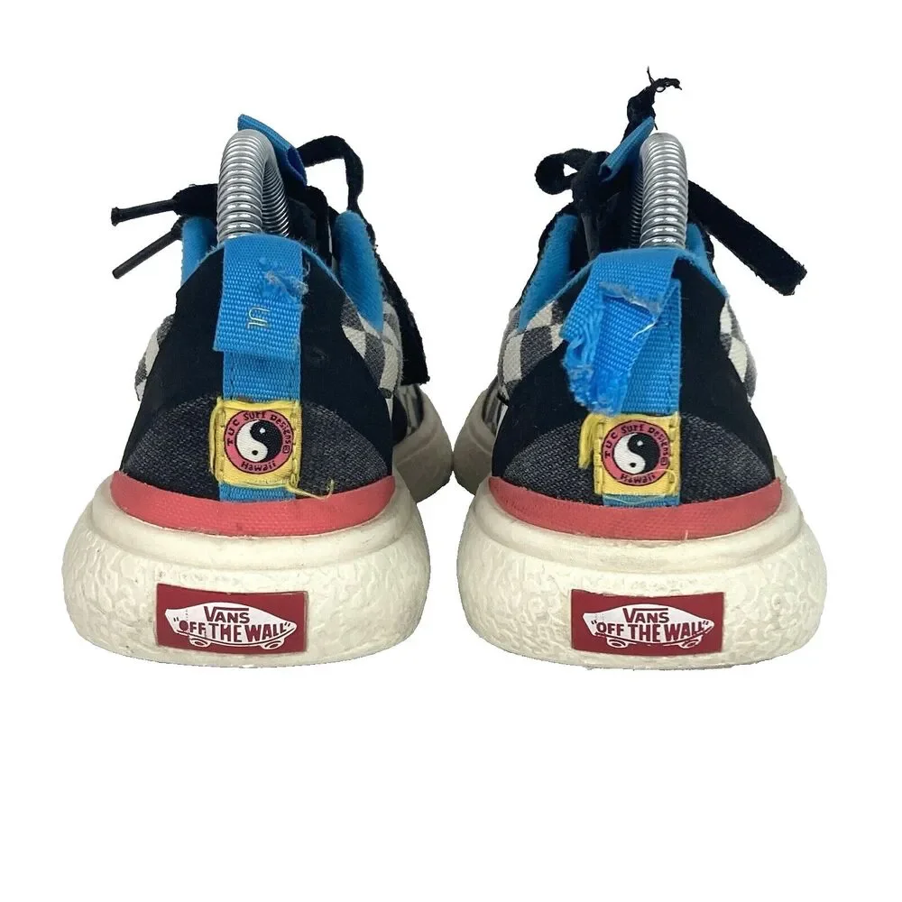 VANS T&C Surf Designs x UltraRange EXO-Unisex Men 4/Women 5.5-Black Checkerboard
